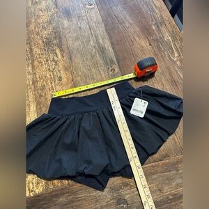 Free people bubble skort black xs